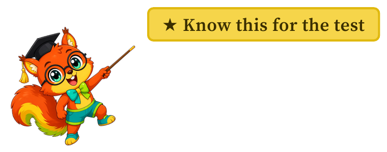 Scout the Tutor pointing at a Know this for the test box from the California Law and Ethics study guide